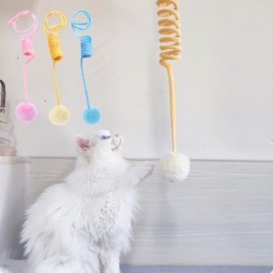 Cat Toy Self-Hi Sucker Spring Ball Interactive Play