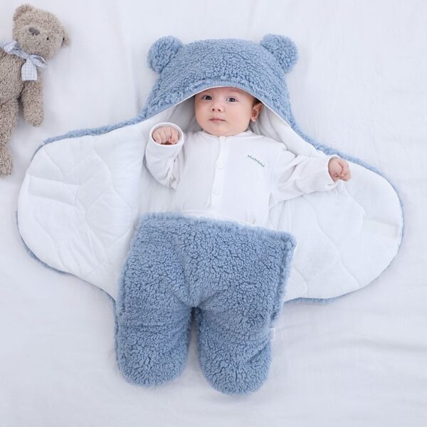 Soft Newborn Baby Wrap Blankets 100% Cotton - Image 2