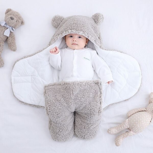 Soft Newborn Baby Wrap Blankets 100% Cotton - Image 3