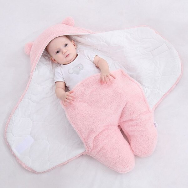 Soft Newborn Baby Wrap Blankets 100% Cotton - Image 4