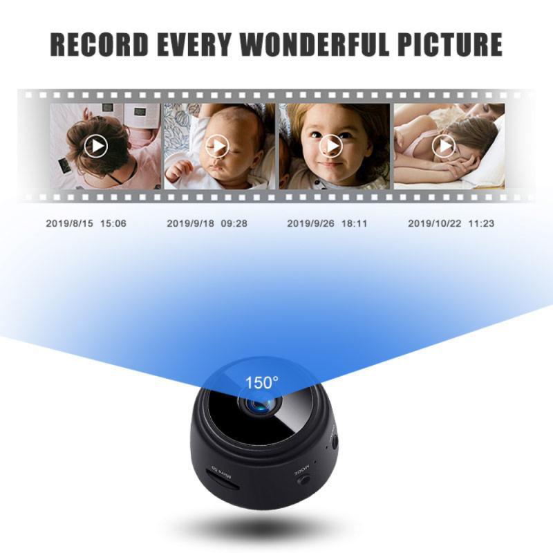 1080P HD IP Wireless Mini WIFI Camera Cloud Storage Infrared Night Vision Smart Home Security Baby Monitor Phone APP SD Card - Image 6