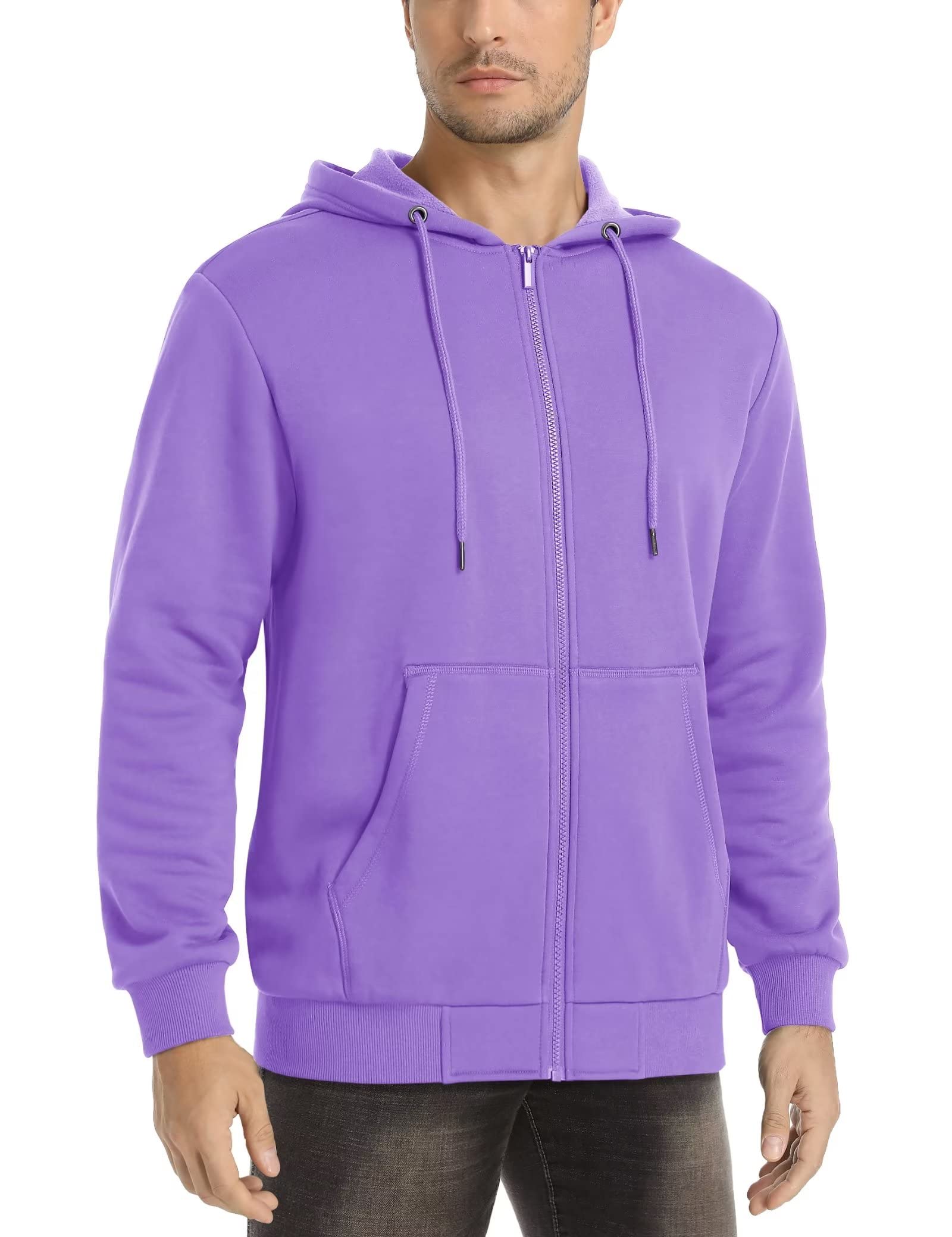 Full Zip Up Casual Hoodie Unisex