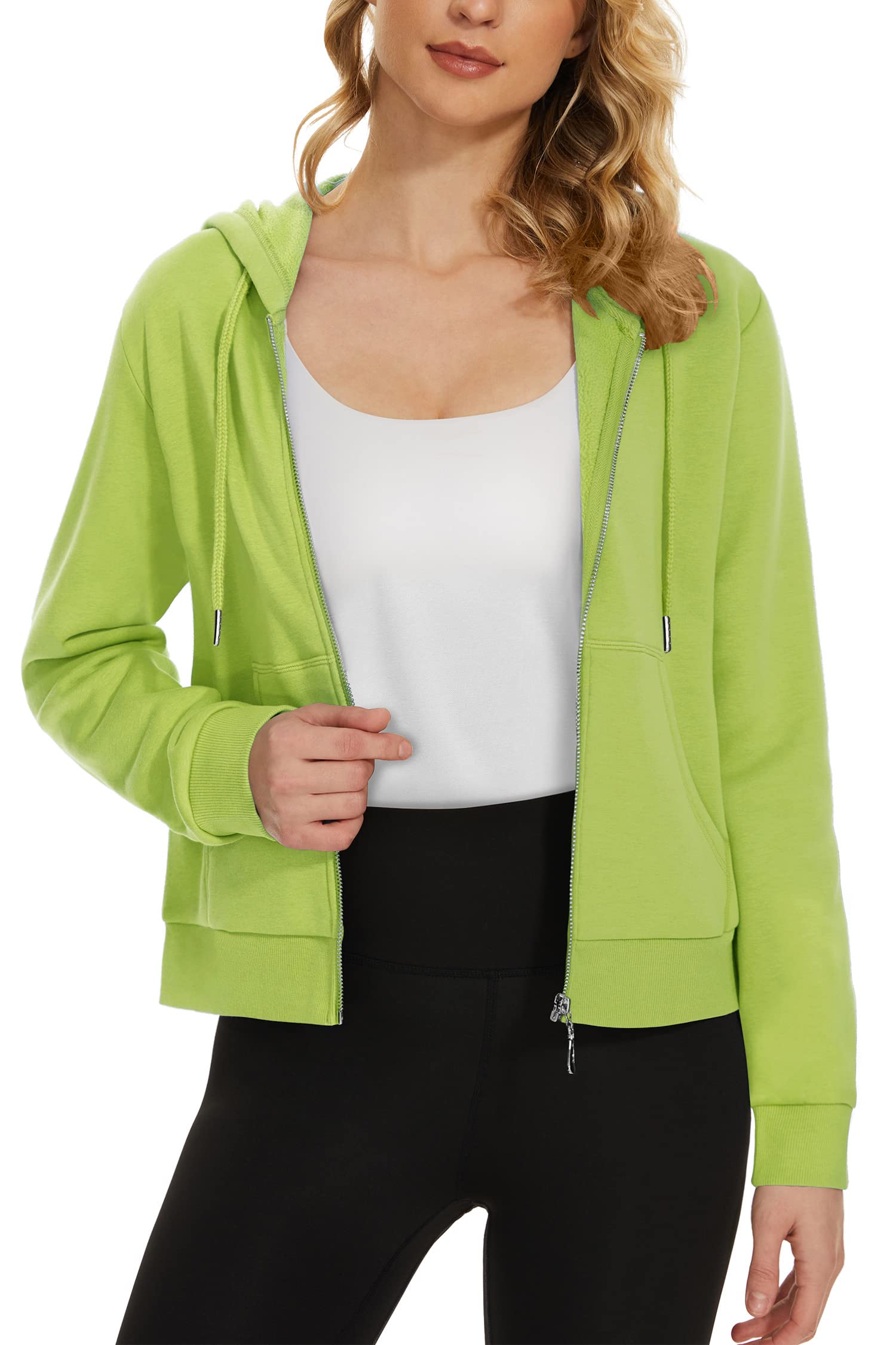 Women Full Zip Up Hoodies - Image 2
